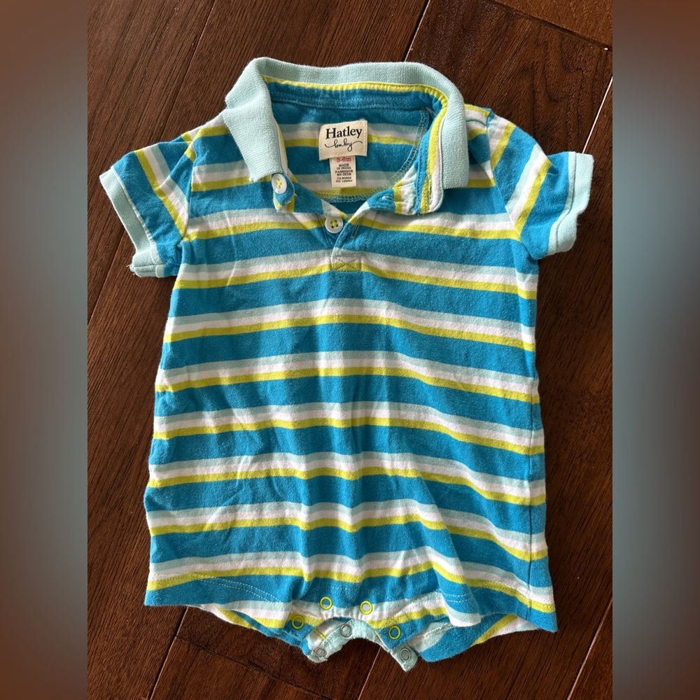 Hatley baby collared romper